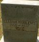 Elijah Woolems headstone