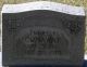 Emory Conaway headstone at Pleasant Grove Cemetery